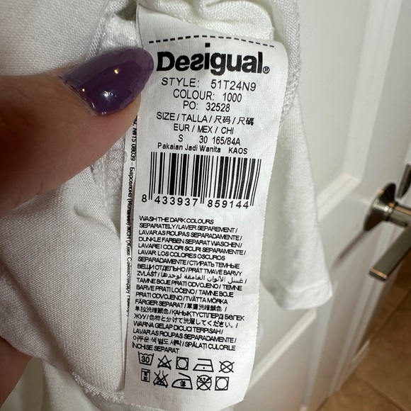 Desigual tunic top - S (relaxed fit) - Picture 4 of 5